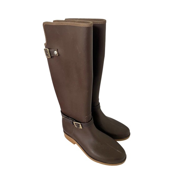 AEROSOLES X Martha Stewart Womens FAIRFIELD Rain Boots Waterproof Memory Foam 7 - Picture 2 of 6